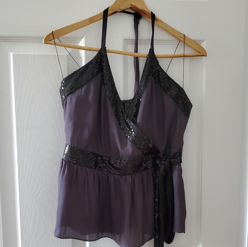 Ark & Co. Sequin Halter Top - Size M